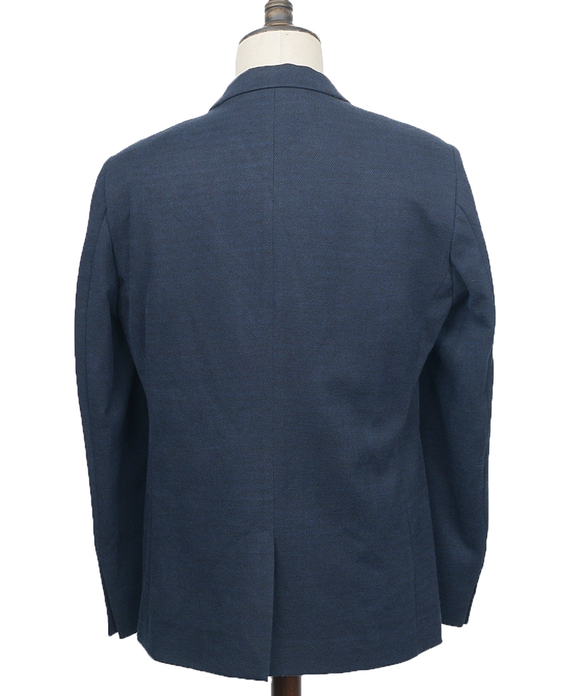 Mens blazer knit herringbone 111220 dk navy