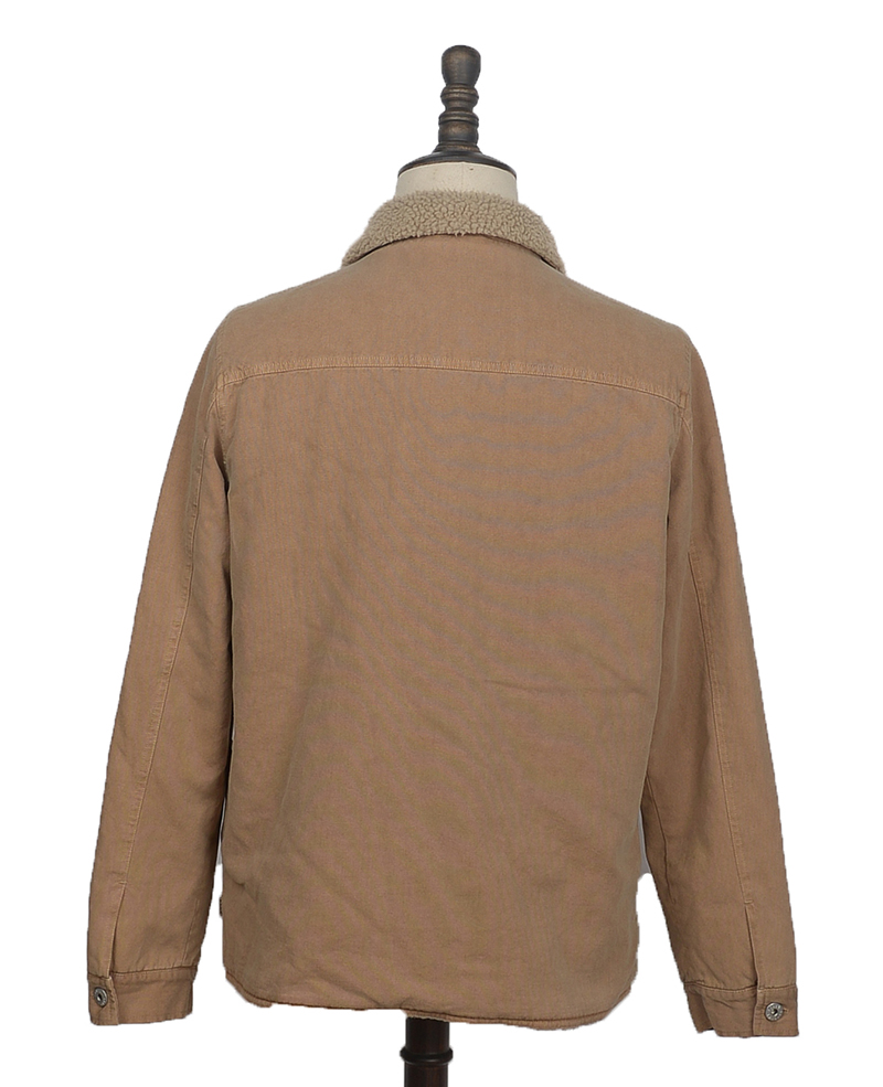 AC3W230 Mens jacket garment dyed col stone