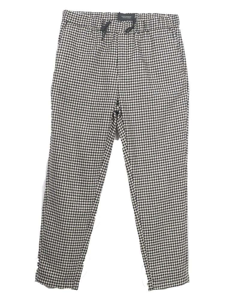 Mens pants casual pied de poule