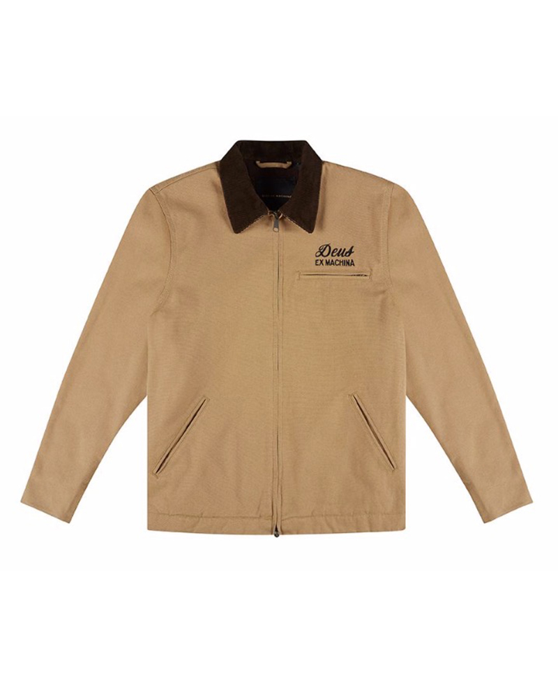 DMF86343 HEAVY CANVAS WORK JACKET Tobacco