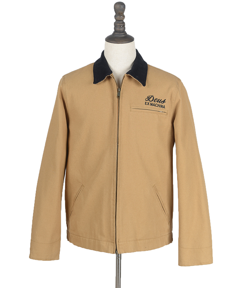 DMF86343 HEAVY CANVAS WORK JACKET Tobacco