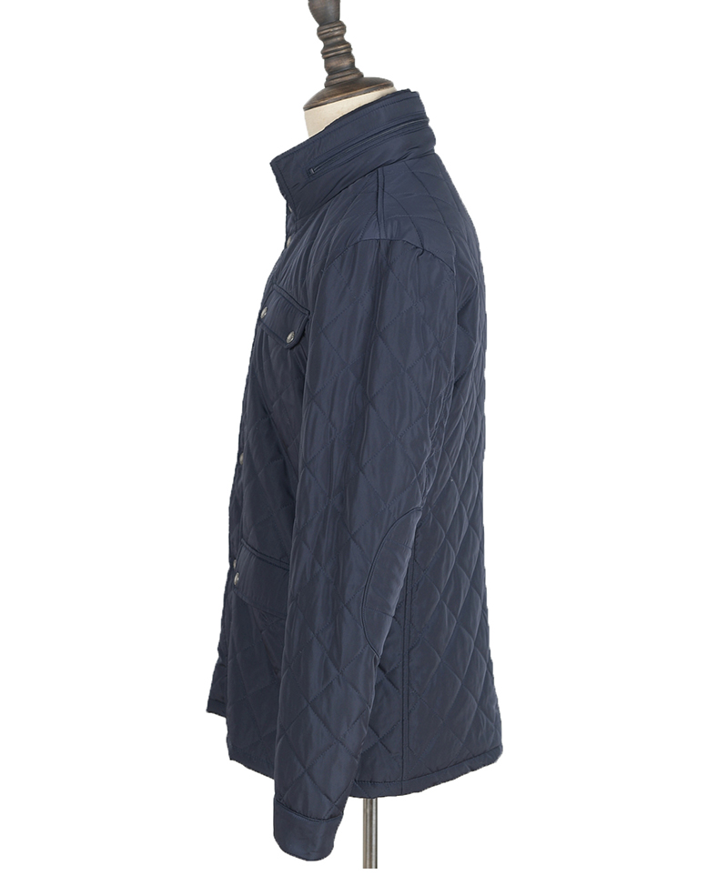 Felloni(M5C009) Mens quilted jacket dk navy