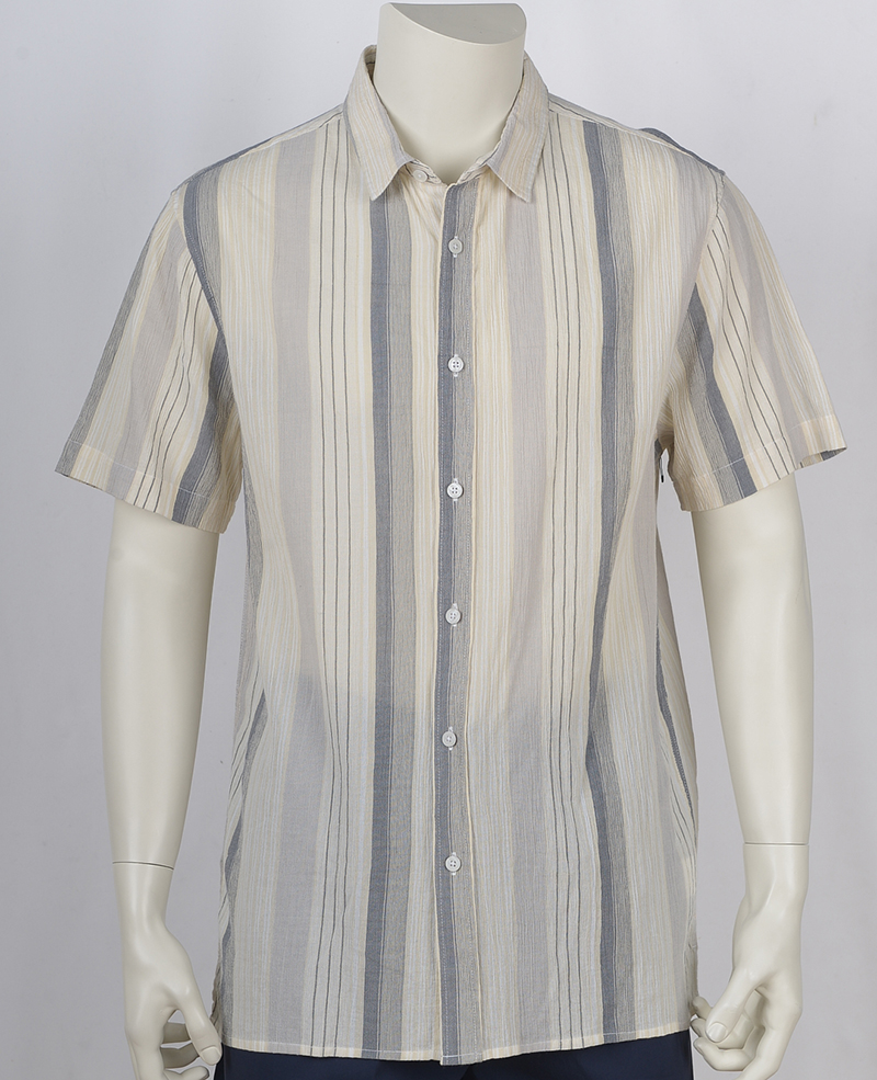 2S817 Mens crinkle shirts